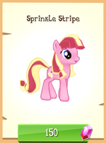 Sprinkle Stripe MLP Gameloft