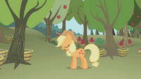 Applejack snoring while standing S1E04