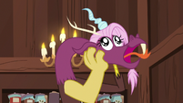 Discord imitating the tea salespony S7E12