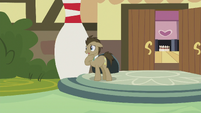 Dr. Hooves notices the bugbear S5E9