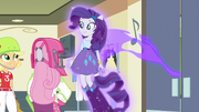 Rarity's magic leaks outside the band room EG3