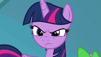 Twilight glaring at Lord Tirek S8E25