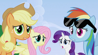 Applejack, Fluttershy, Rarity and Rainbow Dash S2E03