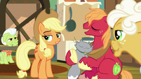 Applejack acquiescing; Big Mac agreeing S9E10