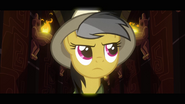 Daring Do looks to the right of the corridor S2E16