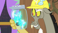 Discord with flying napkins in a jar S7E12