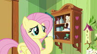 Fluttershy opens a medicine cabinet S7E5