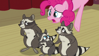 Pinkie Pie talking about Smoky's family S8E4