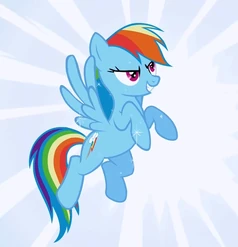 Rainbow Dash Wonderbolt fantasy cropped S1E3