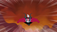 Tirek throws himself towards the mountain S4E26