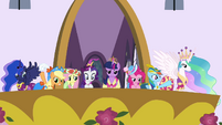 "Today, I consider myself the luckiest pony in Equestria. Thank you, friends. Thank you, everypony!"