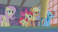 Applejack makes it sound like her younger sister is terrified of Zecora, but Apple Bloom insists she's not.