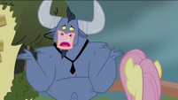 Iron Will acting meek in front of Fluttershy 3 S2E19