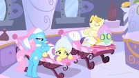 Enjoying the massage, aren't you Fluttershy?