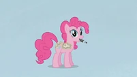 Pinkie Pie with a marker in her mouth