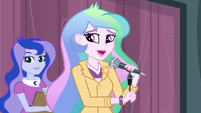 Principal Celestia mentions the Friendship Games EG3