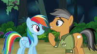 Quibble starting over with Rainbow Dash S6E13