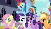 Rainbow Dash "you were in a sugar war" S9E24