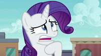 Rarity mumbling unintelligibly S6E3