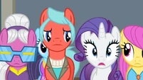 Rarity shocked.