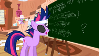 Twilight fails to notice her error in calculating time dilation.