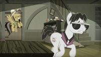 Withers running away from Daring Do S9E21