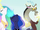 Celestia, Luna, and Discord charge their magic S9E25.png