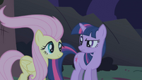 Fluttershy with licked hair S01E02