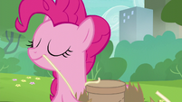 Pinkie Pie opening her present S6E3