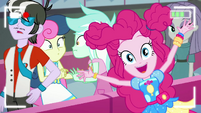 Pinkie Pie pops in behind Lyra EGDS47