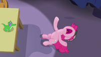 Pinkie Pie screaming at the ceiling S7E23