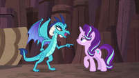 Princess Ember "death-defying dragon stuff" S7E1