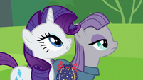 Rarity and Maud Pie looking up S6E3