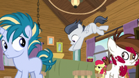 Rumble jumping onto the jam-making table S7E21