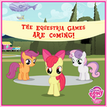 A promotional image posted on My Little Pony's Facebook page early in season four.