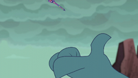Dragon Lord Torch sends the scepter to the flame-cano S6E5