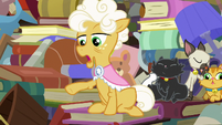 "Well, uh, nopony called your mother Pear Butter."