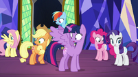 Mane Six's cutie marks start glowing S7E26