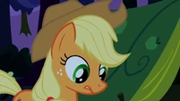 Applejack is surprised as well...