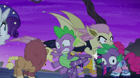 Flutterbat rips Spike's costume head S5E21