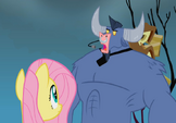 Iron Will being outraged in front of Fluttershy S2E19