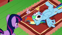 Rainbow Dash knocked for a loop