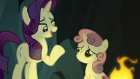 Rarity "wait until the swarm moves on" S7E16
