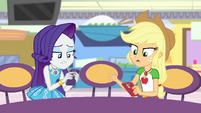 Rarity looks instantly disappointed EGROF