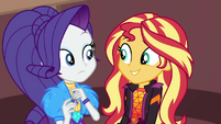 Rarity surprised by Sunset's decision EGDS44