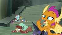 Smolder eats old gems as Ocellus explains S8E2