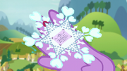 Snowflake unfolds to reveal Crystalling invitation S6E1