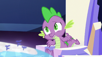 Spike embarrassed "too soon" S7E1