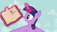 Twilight Sparkle opens book S2E17