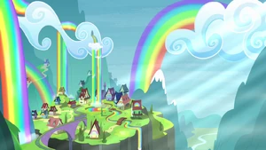 Vista das Cataratas Coloridas S4E10